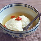 豆乳ケフィアヨーグルトでつくる杏仁豆腐